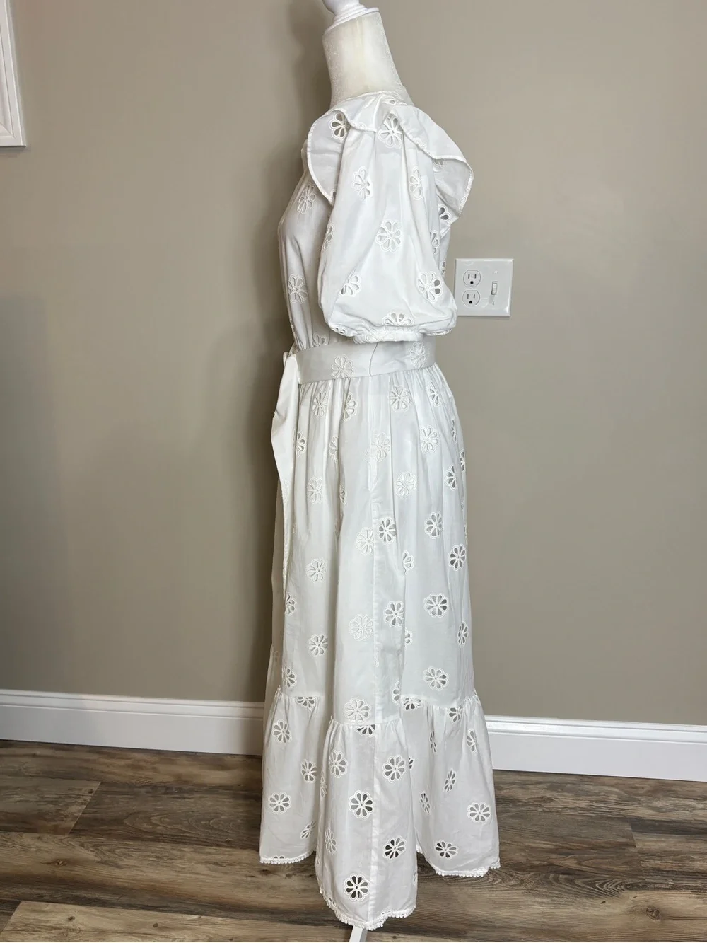 Kate Spade New York Spade Clover Eyelet Dress.